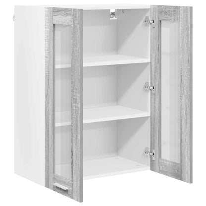 vidaXL Hängeschrank Graues Sonoma 60 x 31 x 80 cm Holzwerkstoff