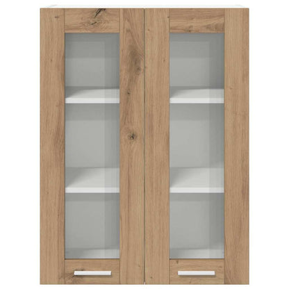 vidaXL Hängeschrank Riga Artisan-Eiche 60 x 31 x 80 cm Holzwerkstoff
