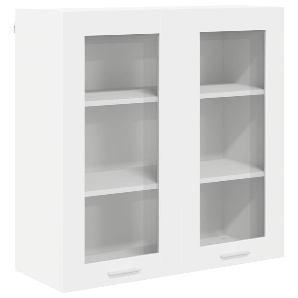 vidaXL Hängeschrank mit Speicher Weiß 80 x 31 x 80 cm Holzwerkstoff