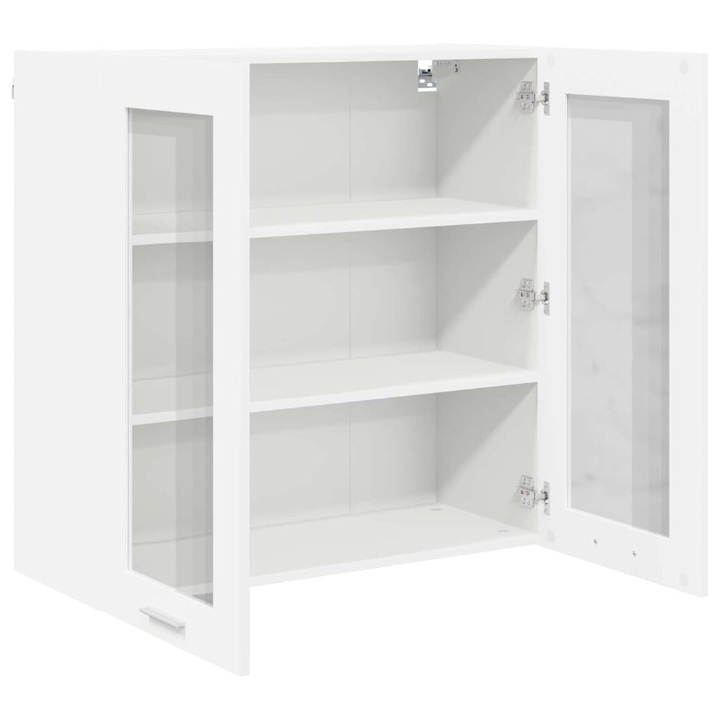 vidaXL Hängeschrank mit Speicher Weiß 80 x 31 x 80 cm Holzwerkstoff