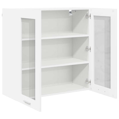 vidaXL Hängeschrank mit Speicher Weiß 80 x 31 x 80 cm Holzwerkstoff