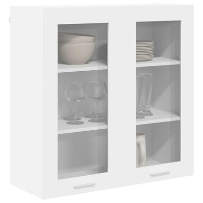 vidaXL Hängeschrank mit Speicher Weiß 80 x 31 x 80 cm Holzwerkstoff