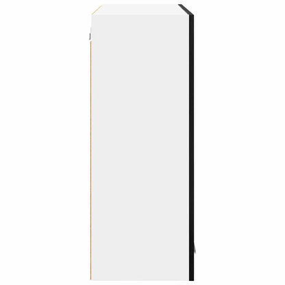 vidaXL Hängeschrank Schwarz Eichen-Optik 80 x 31 x 80 cm Holzwerkstoff
