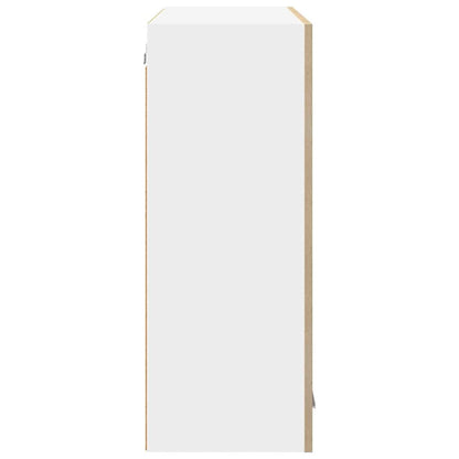 vidaXL Hängeschrank mit Tür Sonoma-Eiche 80 x 31 x 80 cm Holzwerkstoff