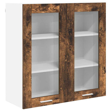 vidaXL Hängeschrank Geräucherte Eiche 80 x 31 x 80 cm Holzwerkstoff
