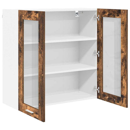 Hängeschrank Geräucherte Eiche 80 x 31 x 80 cm Holzwerkstoff