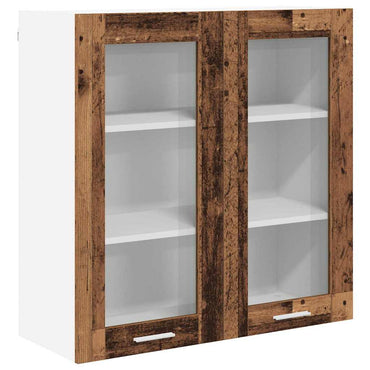 vidaXL Hängeschrank mit Speicher Altholz 80 x 31 x 80 cm Holzwerkstoff