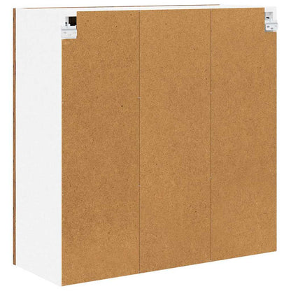 vidaXL Hängeschrank mit Speicher Altholz 80 x 31 x 80 cm Holzwerkstoff