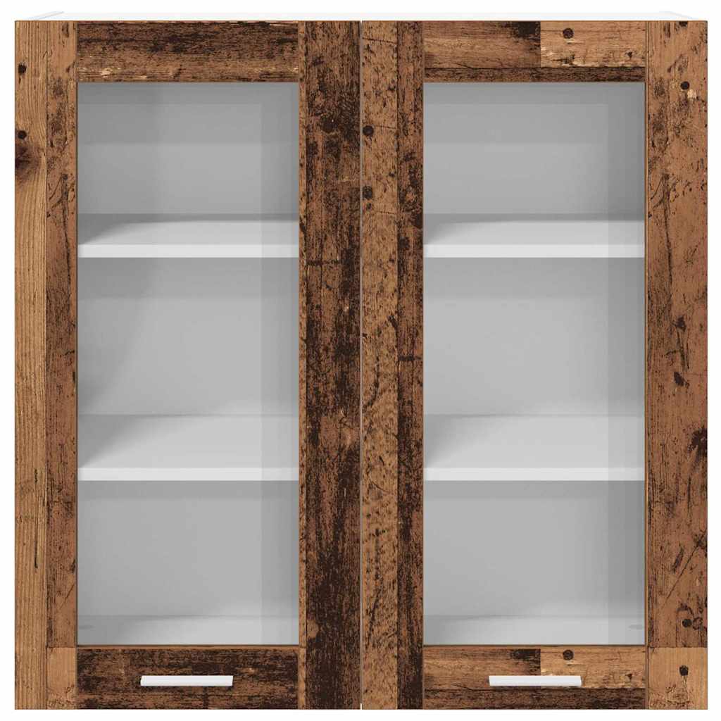 vidaXL Hängeschrank mit Speicher Altholz 80 x 31 x 80 cm Holzwerkstoff