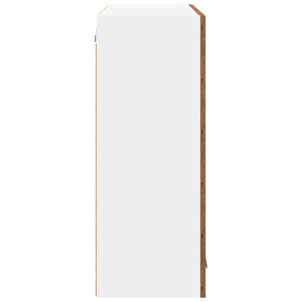 vidaXL Hängeschrank mit Speicher Altholz 80 x 31 x 80 cm Holzwerkstoff