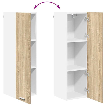 vidaXL Hängeschrank Sonoma-Eiche 30 x 31 x 100 cm Holzwerkstoff
