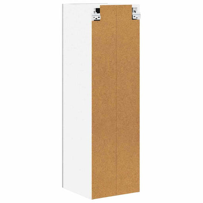 vidaXL Hängeschrank mit Tür Beton Grau 30 x 31 x 100 cm Holzwerkstoff