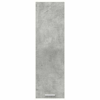 vidaXL Hängeschrank mit Tür Beton Grau 30 x 31 x 100 cm Holzwerkstoff