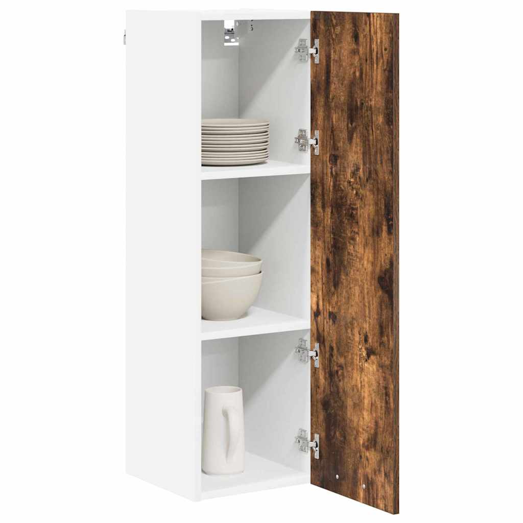 vidaXL Hängeschrank Geräucherte Eiche 30 x 31 x 100 cm Holzwerkstoff