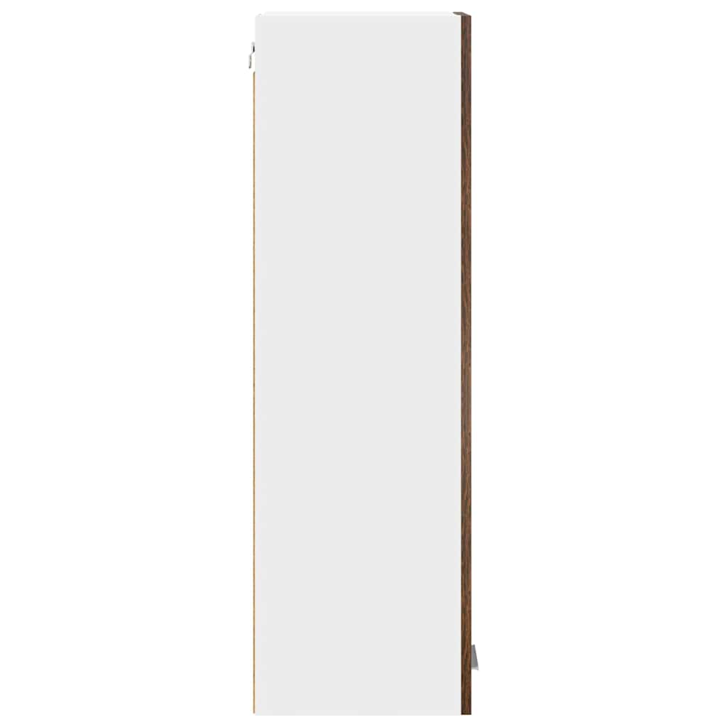 vidaXL Hängeschrank Geräucherte Eiche 30 x 31 x 100 cm Holzwerkstoff