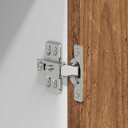 vidaXL Hängeschrank mit Tür Altholz 30 x 31 x 100 cm Holzwerkstoff