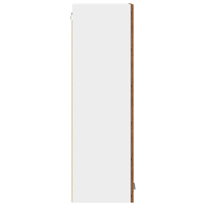 vidaXL Hängeschrank mit Tür Altholz 30 x 31 x 100 cm Holzwerkstoff