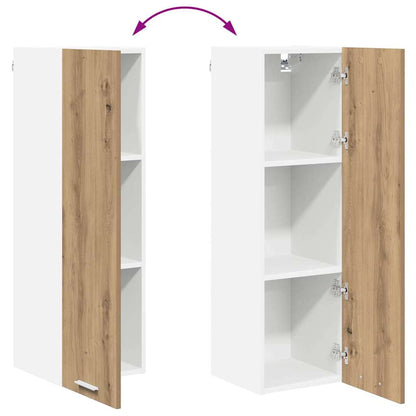 vidaXL Hängeschrank Artisan-Eiche 30 x 31 x 100 cm Holzwerkstoff