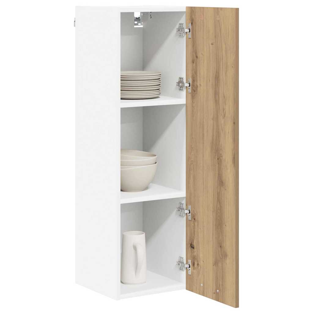 vidaXL Hängeschrank Artisan-Eiche 30 x 31 x 100 cm Holzwerkstoff