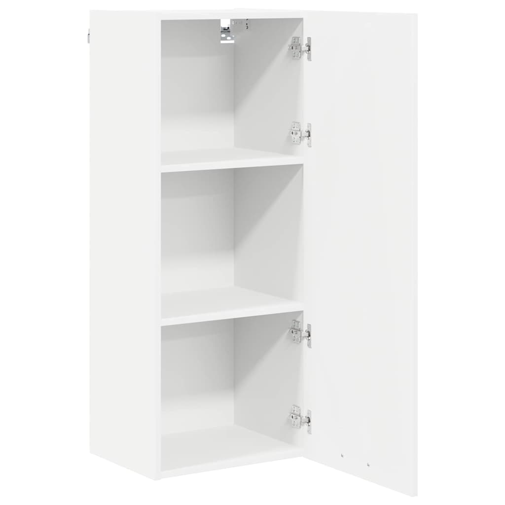 vidaXL Hängeschrank mit Speicher Weiß 40 x 31 x 100 cm Holzwerkstoff