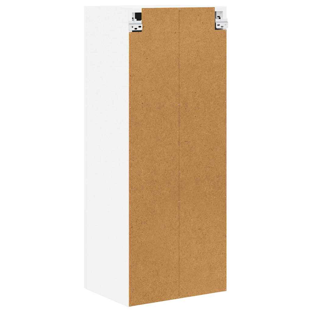 vidaXL Hängeschrank mit Speicher Weiß 40 x 31 x 100 cm Holzwerkstoff