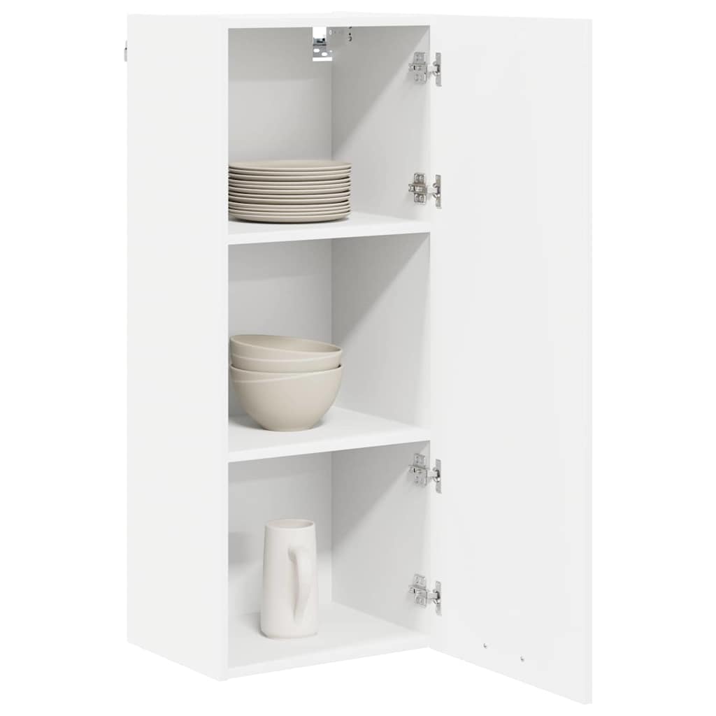 vidaXL Hängeschrank mit Speicher Weiß 40 x 31 x 100 cm Holzwerkstoff