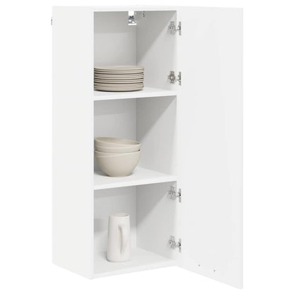 vidaXL Hängeschrank mit Speicher Weiß 40 x 31 x 100 cm Holzwerkstoff