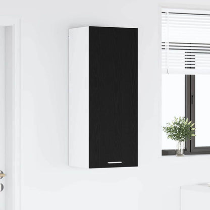 vidaXL Hängeschrank mit Speicher Schwarz Eichen-Optik 40 x 31 x 100 cm