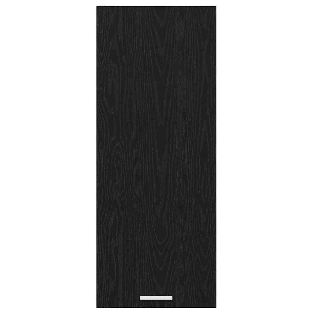 vidaXL Hängeschrank mit Speicher Schwarz Eichen-Optik 40 x 31 x 100 cm