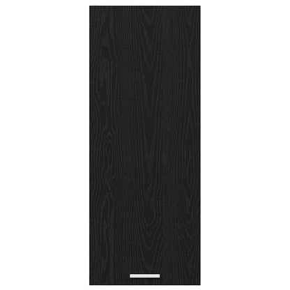 vidaXL Hängeschrank mit Speicher Schwarz Eichen-Optik 40 x 31 x 100 cm