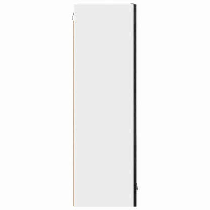 vidaXL Hängeschrank mit Speicher Schwarz Eichen-Optik 40 x 31 x 100 cm
