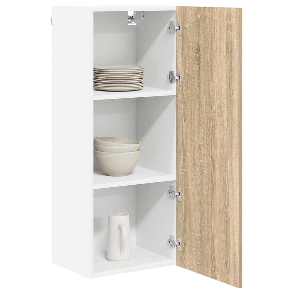 vidaXL Hängeschrank Sonoma-Eiche 40 x 31 x 100 cm Holzwerkstoff