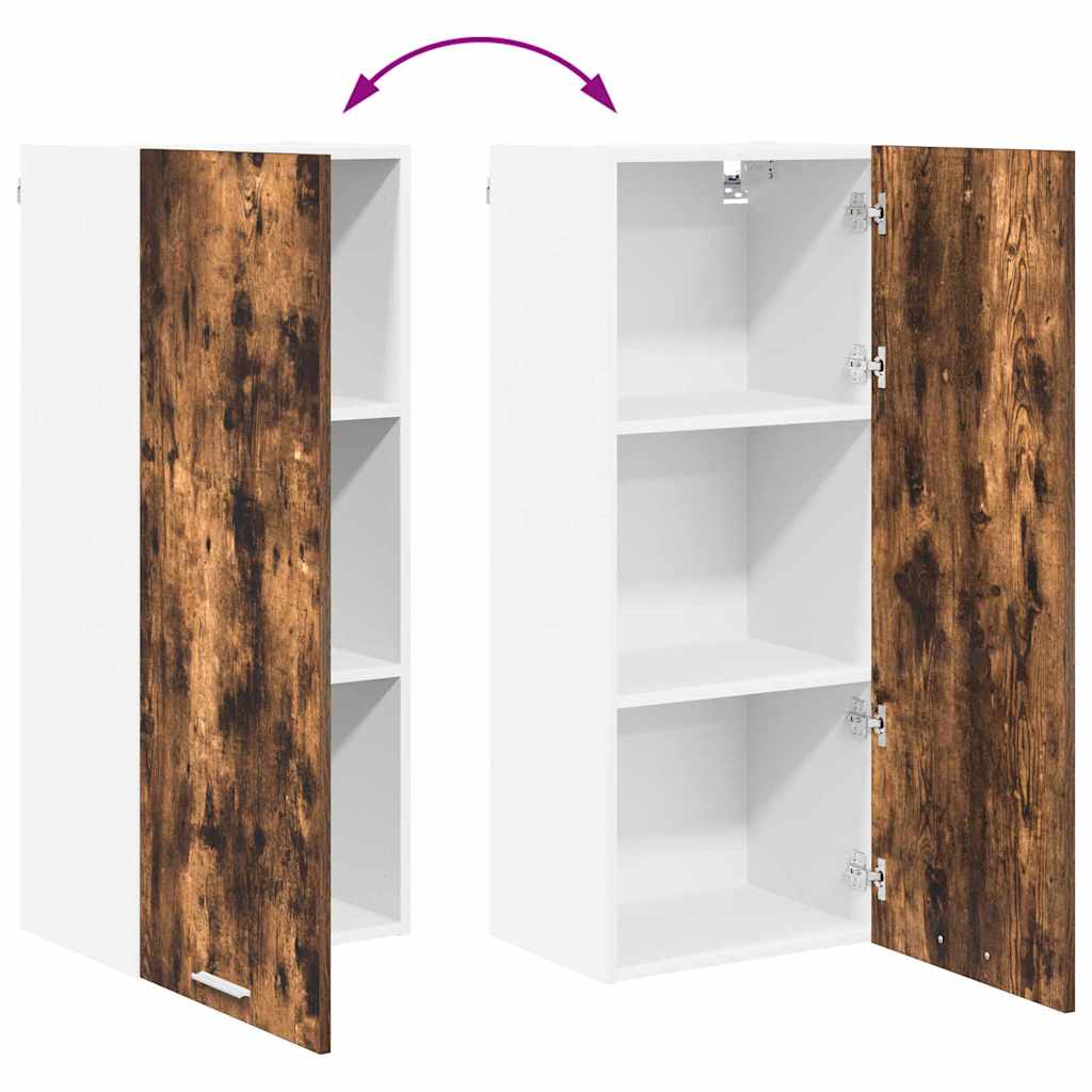 vidaXL Hängeschrank Geräucherte Eiche 40 x 31 x 100 cm Holzwerkstoff