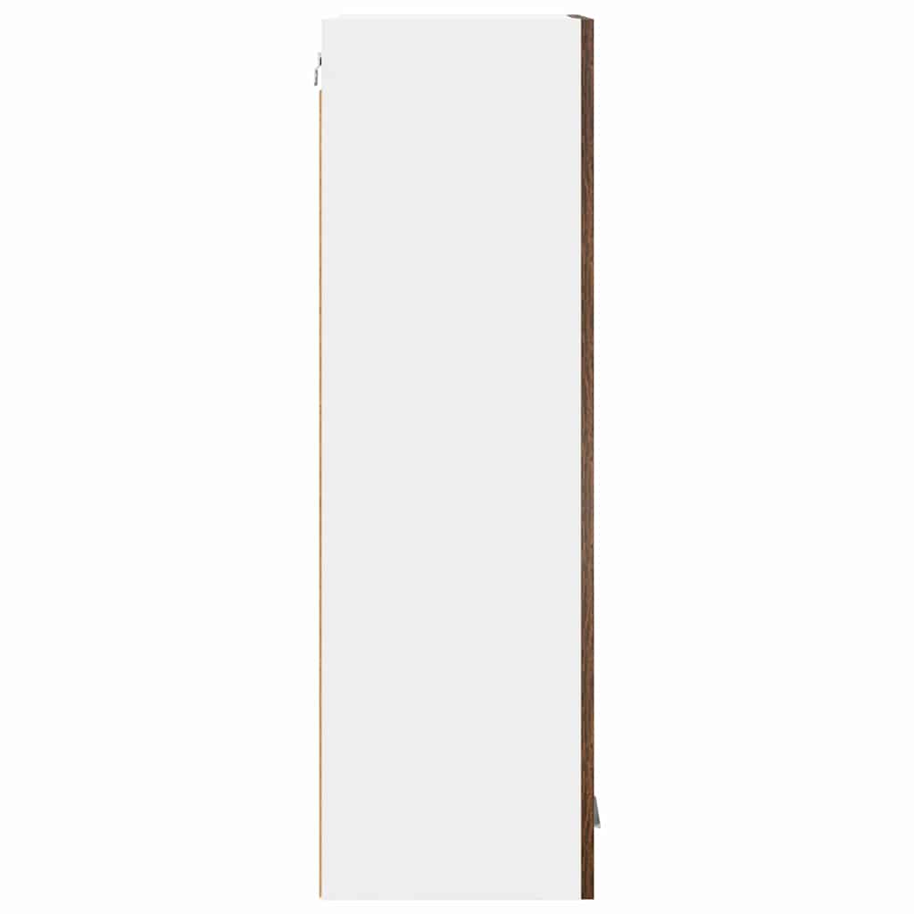 vidaXL Hängeschrank Geräucherte Eiche 40 x 31 x 100 cm Holzwerkstoff