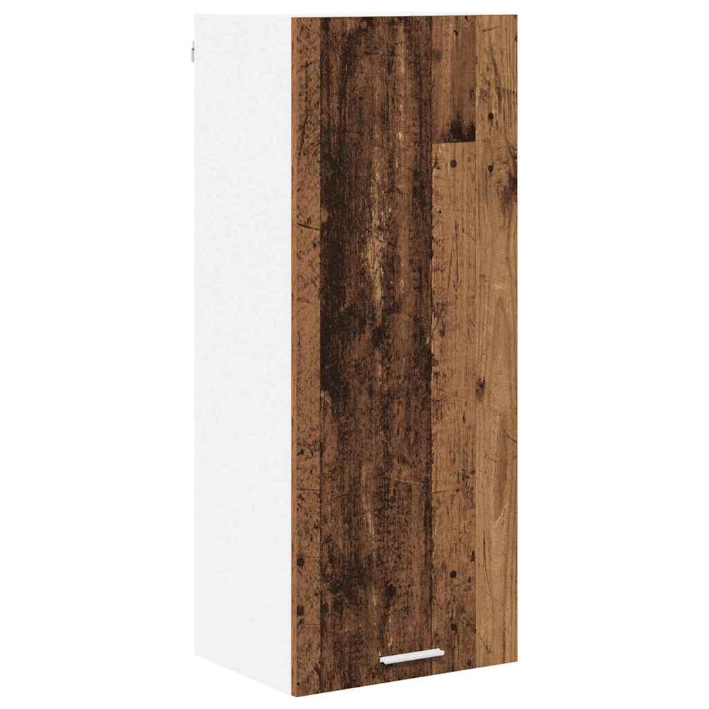 vidaXL Hängeschrank mit Tür Altholz 40 x 31 x 100 cm Holzwerkstoff