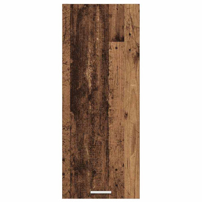 vidaXL Hängeschrank mit Tür Altholz 40 x 31 x 100 cm Holzwerkstoff