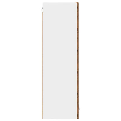vidaXL Hängeschrank mit Tür Altholz 40 x 31 x 100 cm Holzwerkstoff