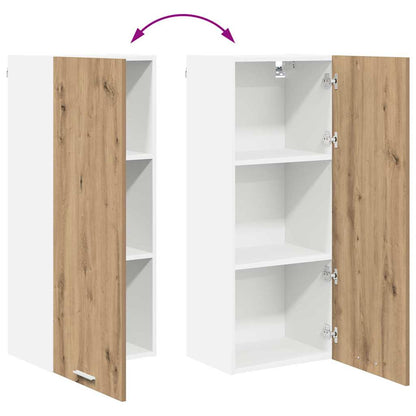 vidaXL Armoire murale chêne artisanat 40 x 31 x 100 cm bois d'ingénierie