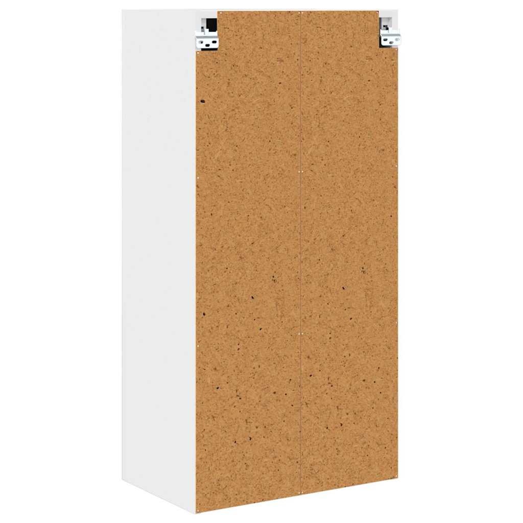 vidaXL Hängeschrank mit Speicher Weiß 50 x 31 x 100 cm Holzwerkstoff