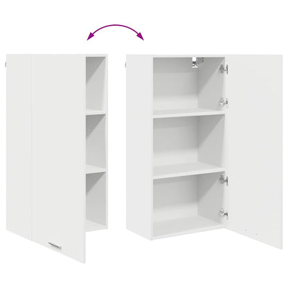 vidaXL Hängeschrank mit Speicher Weiß 50 x 31 x 100 cm Holzwerkstoff