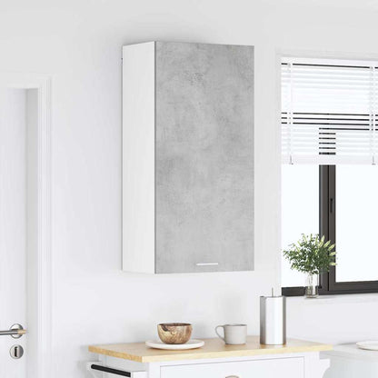 vidaXL Hängeschrank Betongrau und Weiß 50 x 31 x 100 cm Holzwerkstoff