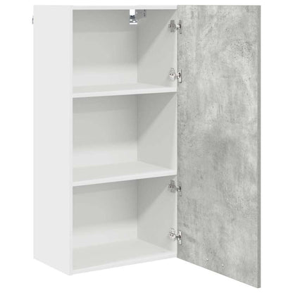 vidaXL Hängeschrank Betongrau und Weiß 50 x 31 x 100 cm Holzwerkstoff