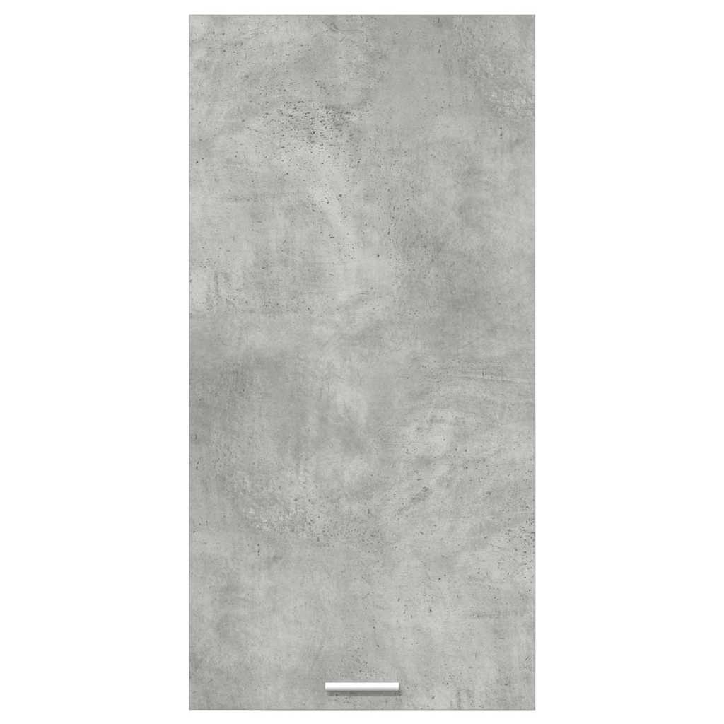 vidaXL Hängeschrank Betongrau und Weiß 50 x 31 x 100 cm Holzwerkstoff