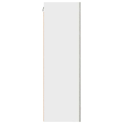 vidaXL Hängeschrank Betongrau und Weiß 50 x 31 x 100 cm Holzwerkstoff