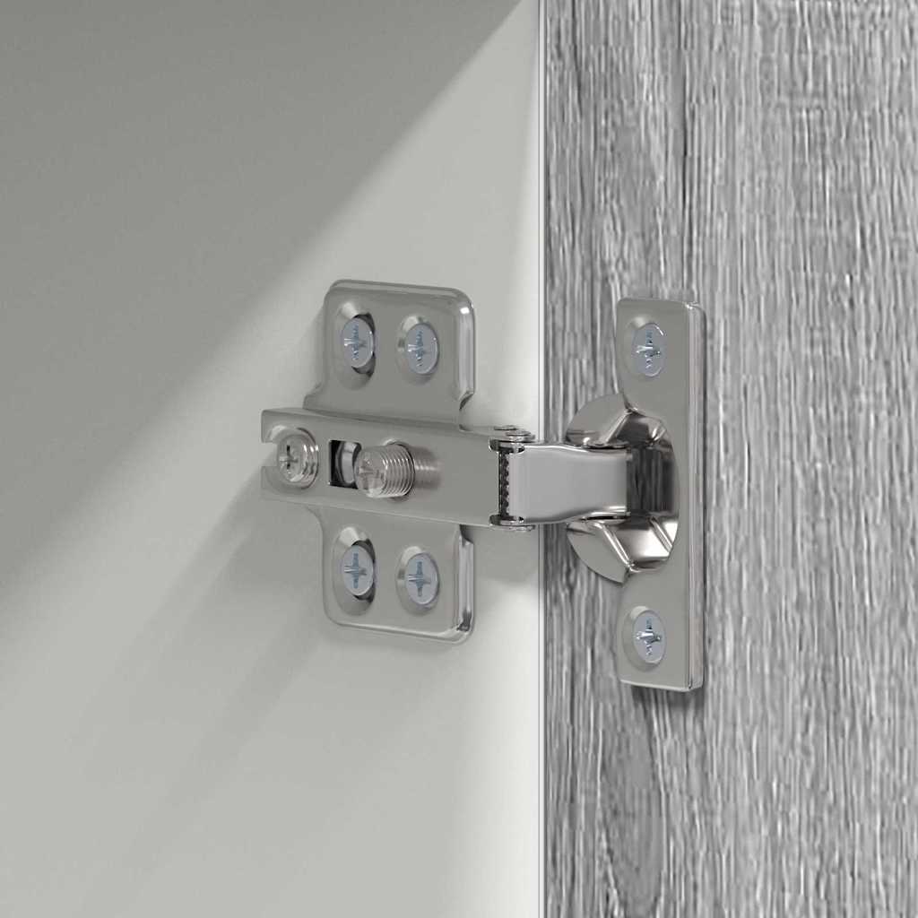 vidaXL Hängeschrank mit Speicher Grau Sonoma und Weiß 50 x 31 x 100 cm