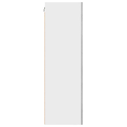 vidaXL Hängeschrank mit Speicher Grau Sonoma und Weiß 50 x 31 x 100 cm