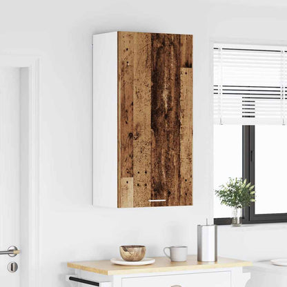 vidaXL Hängeschrank Altes Holz und Weiß 50 x 31 x 100 cm Holzwerkstoff