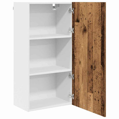 vidaXL Hängeschrank Altes Holz und Weiß 50 x 31 x 100 cm Holzwerkstoff