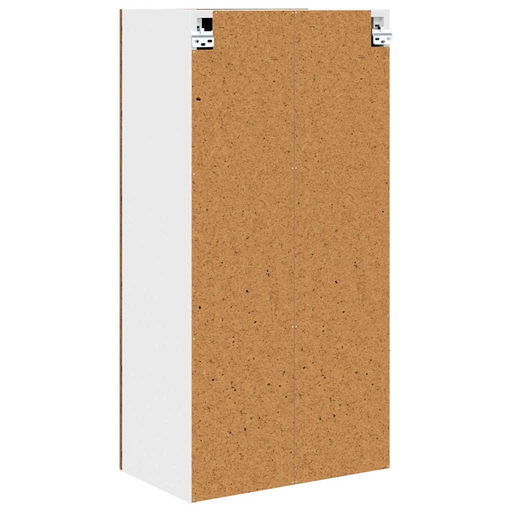vidaXL Hängeschrank Altes Holz und Weiß 50 x 31 x 100 cm Holzwerkstoff