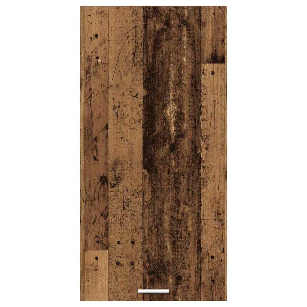 vidaXL Hängeschrank Altes Holz und Weiß 50 x 31 x 100 cm Holzwerkstoff
